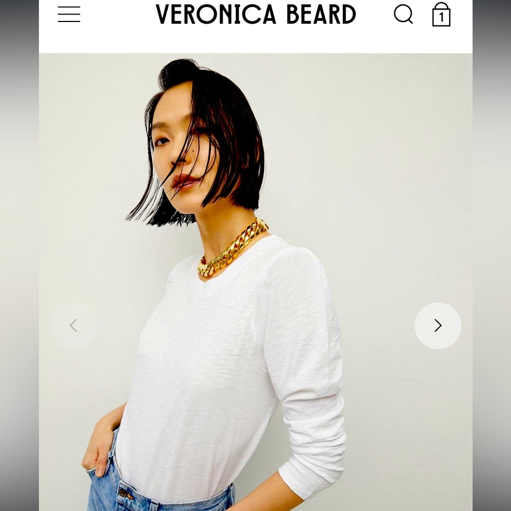 Veronica Beard Mason Baseball Tee
